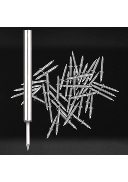 500PCS Çift Kafalı Süpürme Iplik Dikişsiz Çivi Çift Başlı Çiviler 5 Kurulum Aracı ile Görünmez Güvenlik Vidaları (Yurt Dışından) fiyatları