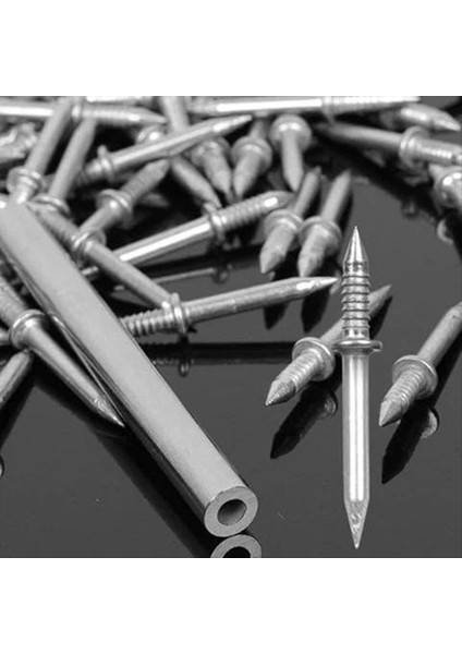 500PCS Çift Kafalı Süpürme Iplik Dikişsiz Çivi Çift Başlı Çiviler 5 Kurulum Aracı ile Görünmez Güvenlik Vidaları (Yurt Dışından) modelleri