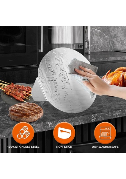 2pcs Burger Press Hamburger Press 5 5inch Round &amp Square Smash Burger Press Hamburger Smasher Aracı (Yurt Dışından) fırsatları