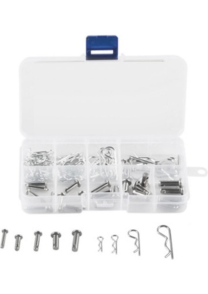 100PCS Karbon Çelik Çinko Kaplama R Hitch Pim Traktör Klipsli Cotter Pimi Araba Mekaniği Garajlar Atölyeleri Klipsler (Yurt Dışından)