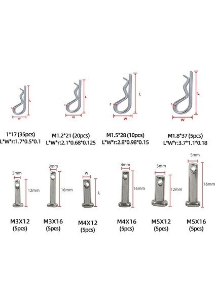 100PCS Karbon Çelik Çinko Kaplama R Hitch Pim Traktör Klipsli Cotter Pimi Araba Mekaniği Garajlar Atölyeleri Klipsler (Yurt Dışından) modelleri