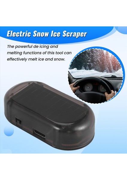 2pcs Elektrikli Kar Buz Sıyırıcı USB Şarj Edilebilir Araba Kar Çıkarma Aracı Cam Deicer ve Kar Erim (Yurt Dışından) fırsatları
