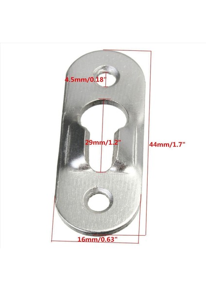 200 Adet 44MM Metal Anahtar Deliği Askısı Bağlantı Elemanları Resim Fotoğraf Boyama Bağlantı Elemanları (Yurt Dışından) fiyatları