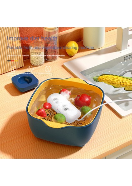 Meyve ve Sebze Çamaşır Makinesi Meyve ve Sebze Temizleyici Cihazı USB Gıda Arıtma Temizleme Gadgets Beyaz (Yurt Dışından) modelleri