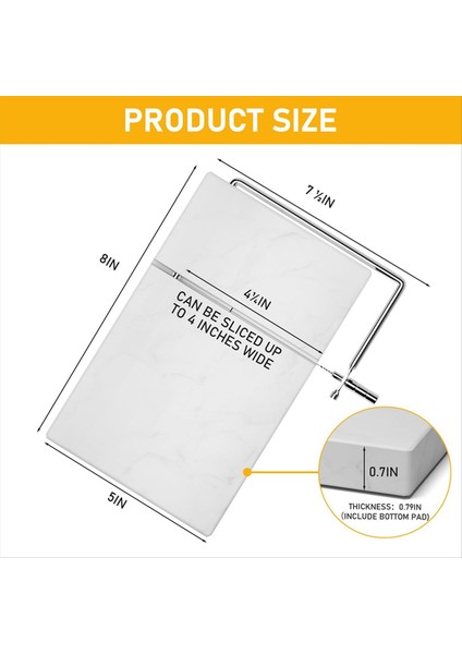 Mutfak Aleti Için 5 Yedek Kesme Teli Mermer Tahtası Peynir Kesici Peynir Kesici Peynir Kesici (Yurt Dışından) fiyatları