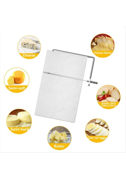 Mutfak Aleti Için 5 Yedek Kesme Teli Mermer Tahtası Peynir Kesici Peynir Kesici Peynir Kesici (Yurt Dışından) fırsatları
