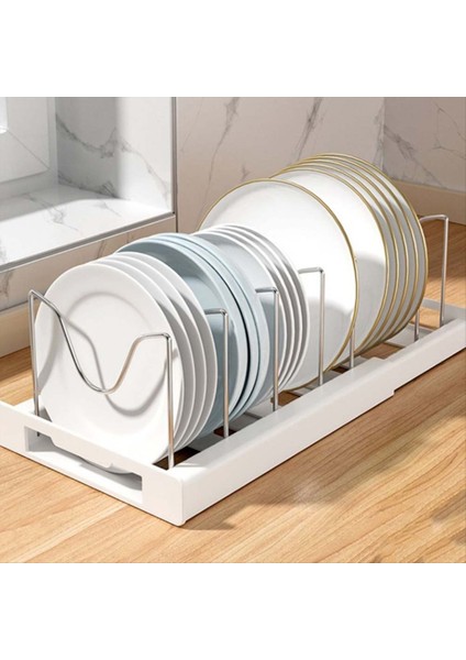 Mutfak Dolabı Organizatörü Için Dolap Kılavuzu Dallı Pan Organizatör Rafı Altında Genişletilebilir Tavalar ve Saks Kapak Organizatör Rafı (Yurt Dışından) indirimleri