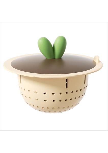 2pcs Karikatür Turp Şekli Lavabo Çöp Süzgeci Mutfak Banyo Lavabo Anti-Tıkaç Drenaj Filtresi Beyaz (Yurt Dışından)