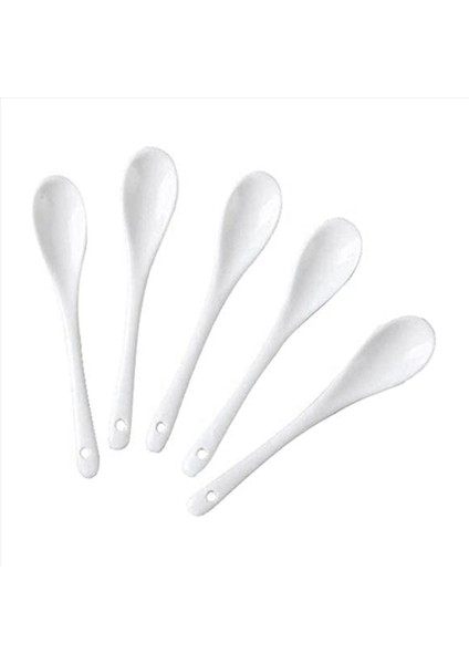 25PCS Beyaz Porselen Yumurta Kaşıkları Seramik Kaşık Kahve Kaşık Tatlı Kaşık Mocha Dip Servis Kaşığı (Yurt Dışından) fiyatları
