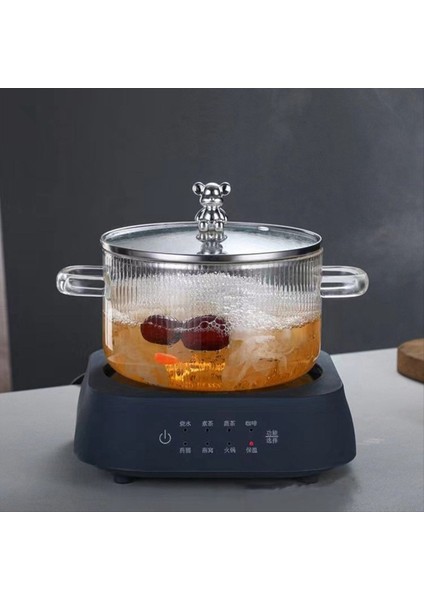 Cam Tencere Temiz Pişirme Pot Çorbası Tenceresi Isıtma Çift Kulplar Cam Tenceresi Kapak Altın (Yurt Dışından) fırsatları