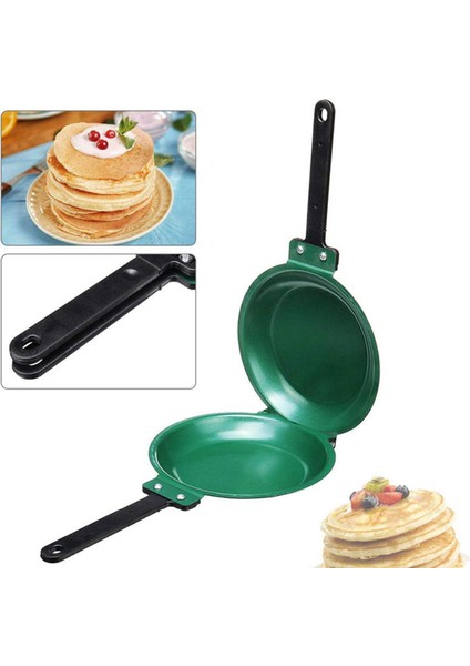 2x Dıy Yapışmaz Tava Çift Taraflı Kızartma Tava Kızartma Tavası Kahvaltı Tavası Gaz ve Indüksiyon Ocak Evrensel (Yurt Dışından) modelleri