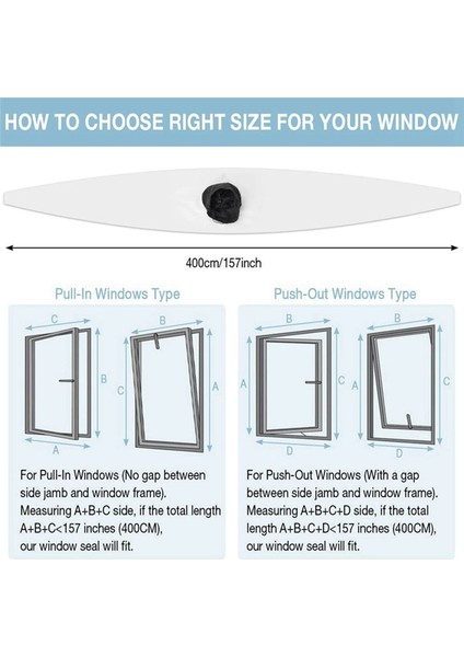 Taşınabilir Klima Eğimi Eğim Penceresi Için Evrensel Su Geçirmez Pencere Contası Ayarlanabilir Klima Aksesuarları (Yurt Dışından) fırsatları