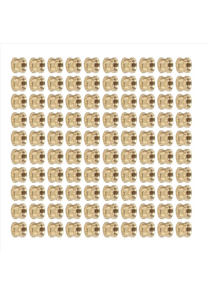 M3 x 3mm Dişi Iplikli Pirinç Dişli Dişli Ekleme Gömme Somunları 400PCS (Yurt Dışından) fiyatları