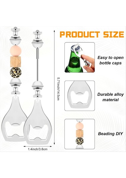 6 Adet Boncuklu Bira Açıcı Yeniden Kullanılabilir Şişe Açıcı Dekoratif Boncuklu Şişe Açıcı Barmenler Için Diy Boncuk Şişe Açıcı (Yurt Dışından) fiyatları