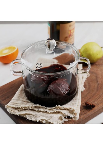 Kapaklı Cam Tencere Kapaklı Ocakta Pişirme Tenceresi ve Saplı Tencere Temiz Çorba Tenceresi Yüksek Borosilikat 1900ML (Yurt Dışından) indirimleri