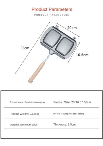 Çift Taraflı Sandviç Tava Yapışmaz Katlanabilir Izgara Tava Için Ekmek Tost Kahvaltı Makinesi Waffle Gözleme Mutfak (Yurt Dışından) indirimleri