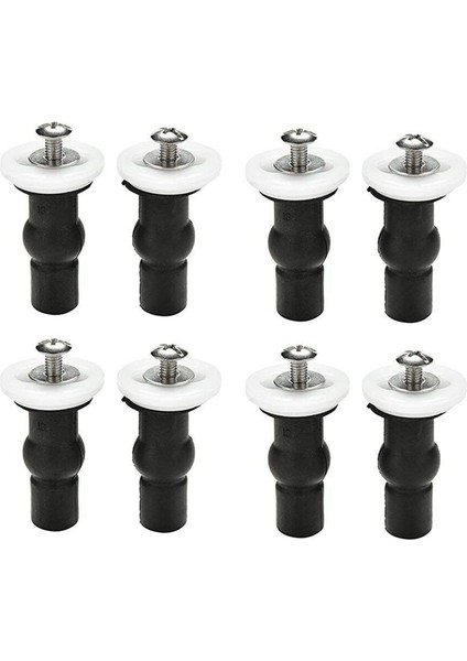 Tuvalet Koltuk Üst Düzeltme Vidaları Sabitleme 4 Çift Evrensel Genişleyen Kauçuk Vidalı Üst Somunlar Delik Menteşeler Bağlantı Parçaları 8pcs (Yurt Dışından)