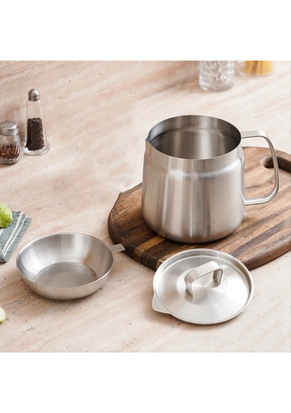 Fritöz Yağ Potu Paslanmaz Çelik Büyük Kapasiteli Yağ Fritöz ve Filtre Bardağı Combo Mutfak Için Çok Yönlü Yağ Filtresi 1 5l (Yurt Dışından) fiyatları