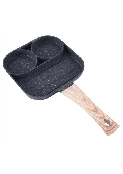 2 Delikli Kızartma Kabı Kalınlaştırılmış Omlet Tava Yapışmaz Yumurta Gözleme Biftek Tava Pişirme Yumurta Jambonu Tava Kahvaltı Yapımcısı (Yurt Dışından) modelleri
