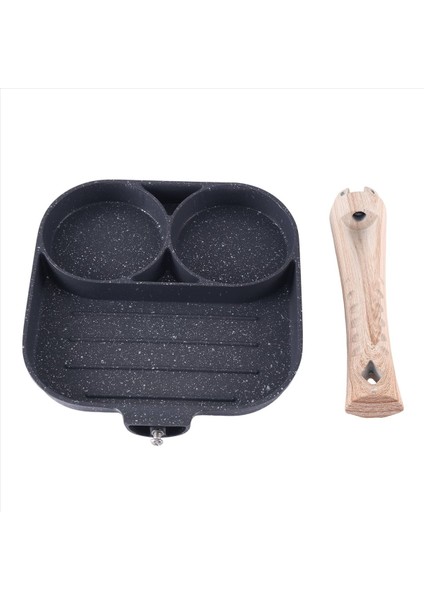 2 Delikli Kızartma Kabı Kalınlaştırılmış Omlet Tava Yapışmaz Yumurta Gözleme Biftek Tava Pişirme Yumurta Jambonu Tava Kahvaltı Yapımcısı (Yurt Dışından) indirimleri