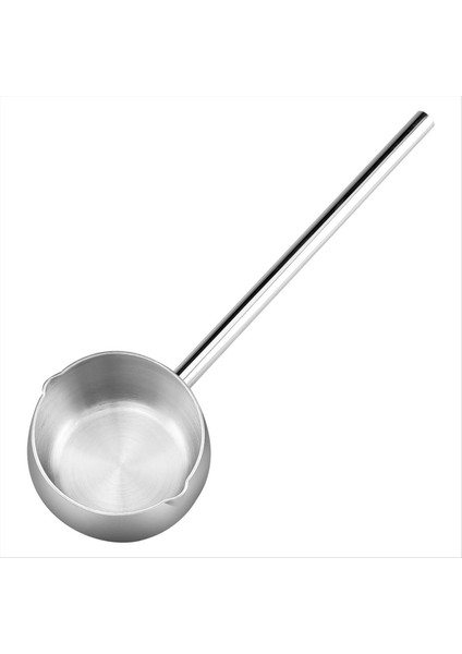 Uzun Saplı Indüksiyonlu Mini Tereyağı Daha Sıcak Süt Isıtıcı Tencere Küçük Tencere SUS316 Tri-Katlı Paslanmaz Çelik (300ML) (Yurt Dışından) modelleri