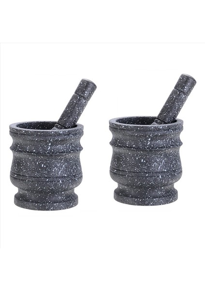 2x Granit Desen Havaneli Set Taş Baharat Öğütücü Katı Öğütücü Pişirme Seti (Yurt Dışından) modelleri