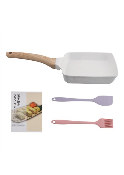 Tamagoyaki Pan Yapışmaz Japon Omlet Pan Yumurta Rulo Çıkarılabilir Anti Anti Haşlama Sökü Soba Mutfak Aksesuarları B (Yurt Dışından) modelleri