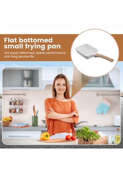 Tamagoyaki Pan Yapışmaz Japon Omlet Pan Yumurta Rulo Çıkarılabilir Anti Anti Haşlama Sökü Soba Mutfak Aksesuarları B (Yurt Dışından) fırsatları