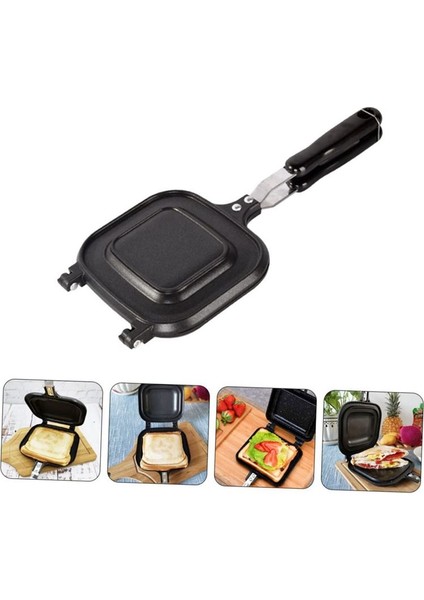 Sandviç Teşip Ekmek Toaf Tavaları Pişirme Yumurta Ocak Tenceresi Çift Turta Tost Tost Aşındağı Sandviç Makinesi (Yurt Dışından) fırsatları