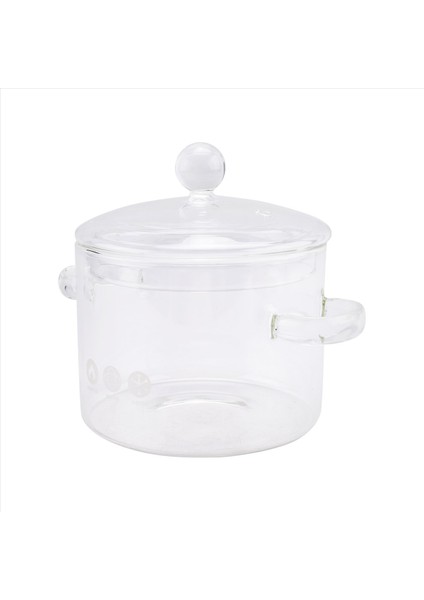Kapaklı Cam Tencere Ocak Kapak ve Saplı Pişirme Tenceresi Pişirme Kabı Berrak Çorba Tenceresi Yüksek Borosilikat 1400ML (Yurt Dışından) fiyatları