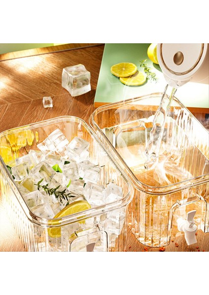 5l Büyük Kapasiteli Soğuk Su Isıtıcısı Çıkarılabilir Taban Taşınabilir Meyve Suyu Sürahi Soğuk Su Su Isıtıcısı Musluk Buzdolabı Buz Içeceği (Yurt Dışından) fırsatları