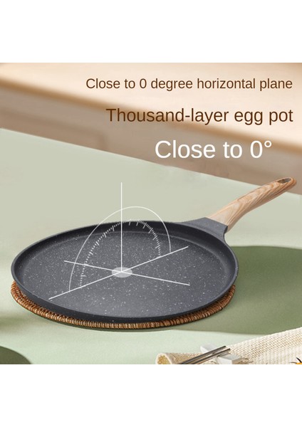 2x Çubuk Olmayan Krep Tavası Pişirme Için Granit Kaplama Doza Tavası Ekmeği Için Düz Tav Omlet Krep Makinesi (Yurt Dışından) modelleri