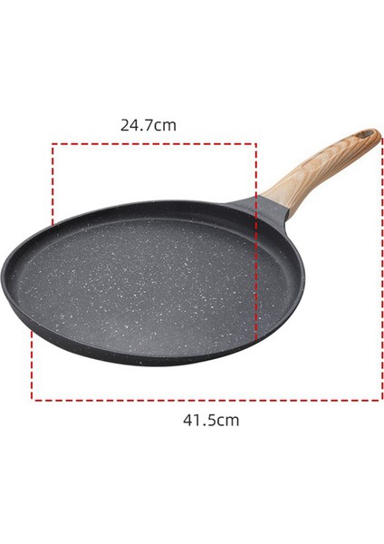 2x Çubuk Olmayan Krep Tavası Pişirme Için Granit Kaplama Doza Tavası Ekmeği Için Düz Tav Omlet Krep Makinesi (Yurt Dışından) fırsatları