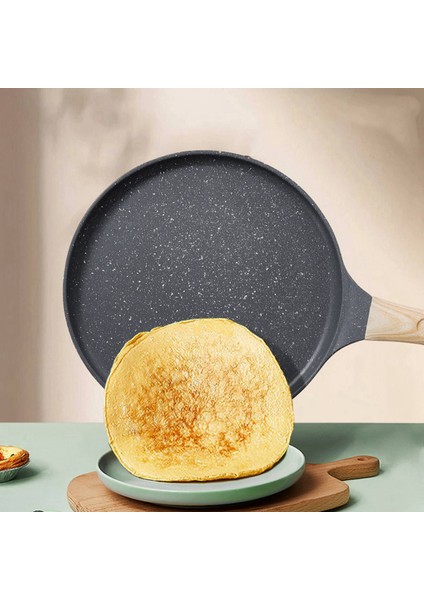 2x Çubuk Olmayan Krep Tavası Pişirme Için Granit Kaplama Doza Tavası Ekmeği Için Düz Tav Omlet Krep Makinesi (Yurt Dışından) indirimleri