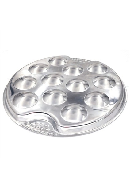 4 Set Paslanmaz Çelik Salyangoz Escargot Plakası 12 Bölmeli Izgara Salyangoz Aracı 12 Izgara Kabuklu Tepsi (Yurt Dışından) modelleri