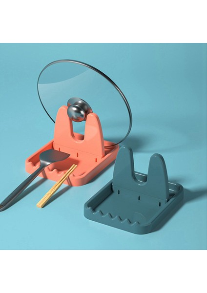 3pcs Katlanabilir Pot Kapak Kaşık Tutucu Stand Pan Kapağı Raf Sofra Takım Raf Mutfak Organizatör (Yurt Dışından) fırsatları