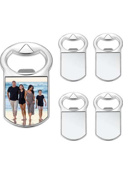 Süblimasyon Buzdolabı Mıknatıs Şişe Açıcı Boşluklar Kişiselleştirilmiş Fotoğraf Hediyeleri Parti Için Isı Transferi Düğün 5 Adet (Yurt Dışından)