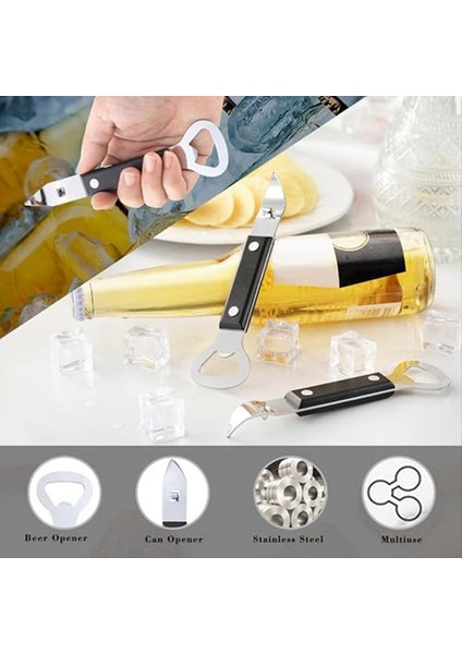 10 Adet Can Açıcı Manuel Paslanmaz Çelik Şişe Açıcı 2in1 Çok Fonksiyonlu Kutu ve Bira Açıcı Bulaşık Makinesi Güvenli (Yurt Dışından) fırsatları