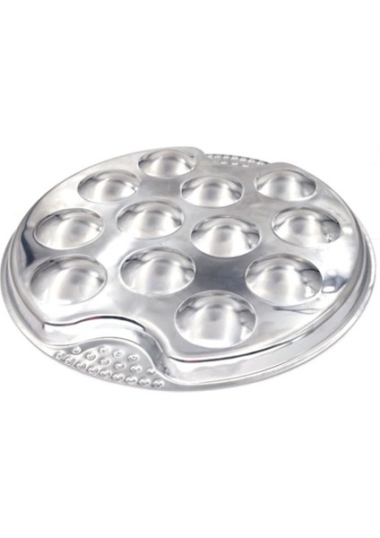 2 Set Paslanmaz Çelik Salyangoz Escargot Tabağı 12 Bölmeli Izgara Salyangoz Aracı 12 Izgara Kabuklu Tepsi (Yurt Dışından) fırsatları
