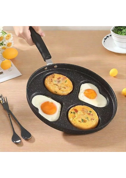 4 Delikli Kahvaltı Tavası Mini Omlet Pan Mutfak Araçları Yapışmaz Küçük Kızartma Tan Yumurta Hambra Kalıp (Yurt Dışından) fırsatları