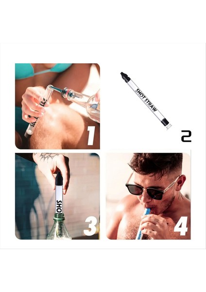 1 Adet Saman Içecekler Için Atış Tutucu Saman Kovalayanlar Yudumlama ve Kolay Dökülme Tüm Standart Şişelere Uyuyor (Yurt Dışından) indirimleri