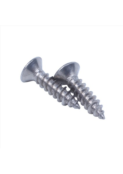 400X Paslanmaz Çelik Düz Kafa Phillips Kendi Kendine Dokunma Vidası 12X3MM Gümüş (Yurt Dışından) indirimleri