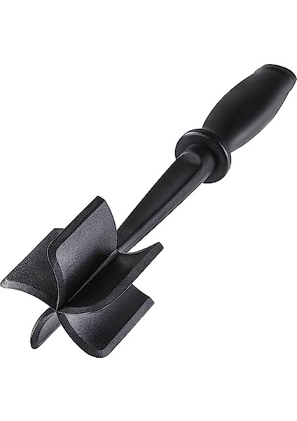 Kıyma Için Et Çipi 5 Kavisli Bıçak Kıyma Sığır Eti Ezici Naylon Et Spatula Kıyıcı Mutfak Aletini Karıştırın ve Doğrayın (Yurt Dışından)