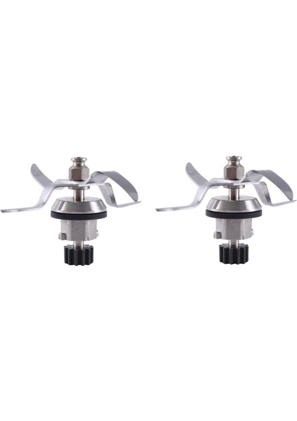 2x Paslanmaz Çelik Blender Bıçağı Yedek Parça Aksesuarları Monsieur Mutfağına Uygun (Yurt Dışından)