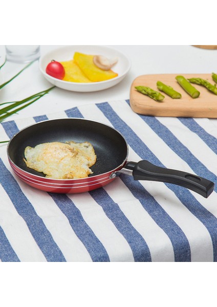 Mini Pişirme Tavası Yapışmaz Kızartma Tavası Taşınabilir Kahvaltı Tavası Yumurta ve Kahvaltı Için Uygun Tutamağa (Yurt Dışından) indirimleri