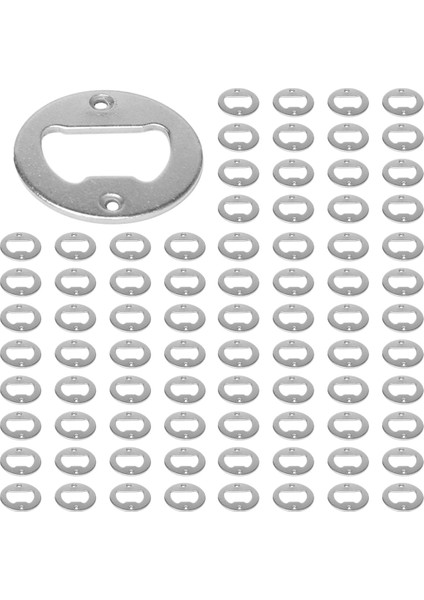 200 Set Şişe Açıcı Ek Paslanmaz Çelik Yuvarlak Diy Şişe Açıcı Donanım Kiti Donanım Parçaları Vidalar ile Besleme (Yurt Dışından)