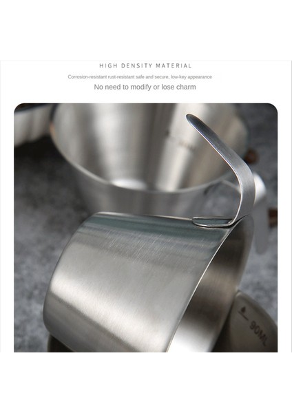 Espresso Atış Fincanları Tutucu 90ML Espresso Ölçüm Kupası 4 Paket Paslanmaz Çelik Dökme Fincan Kahve Espresso (Yurt Dışından) fırsatları