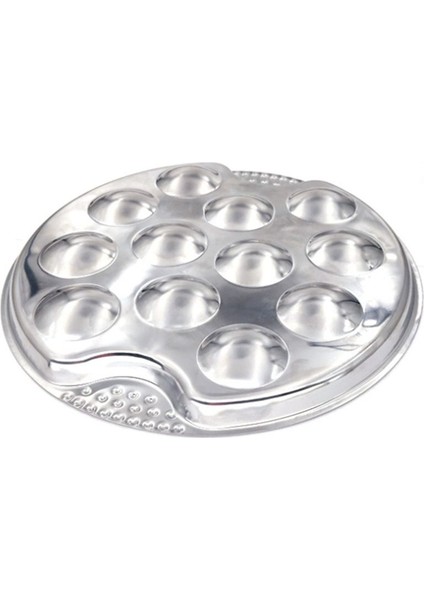 3 Set Paslanmaz Çelik Salyangoz Escargot Plakası 12 Bölmeli Izgara Salyangoz Aracı 12 Izgara Kabuklu Tepsi (Yurt Dışından) modelleri