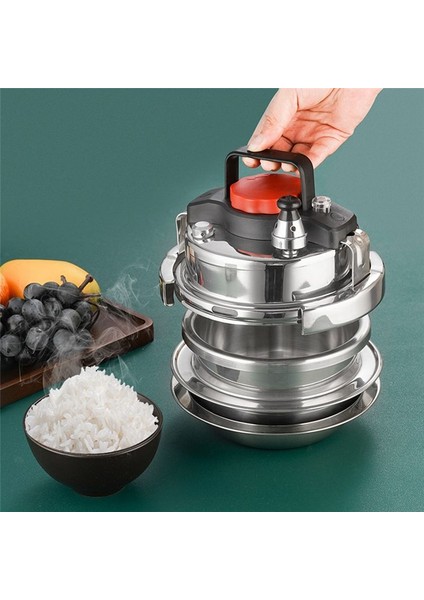 Paslanmaz Çelik Açık Kamp Portatif Düdüklü Tencere Ev Mini Baskı Tenceresi 5 Dakikalık Hızlı Pişirme Tenceresi (Yurt Dışından) indirimleri