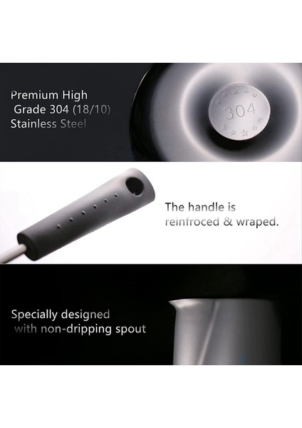 2x 1000ML Tereyağı Isıtıcı Paslanmaz Çelik Süt Sıcak Tenceresi Saplı Tavalı Tavalı Türk Kahve Pot Çikolata Eritme Potu (Yurt Dışından) fiyatları